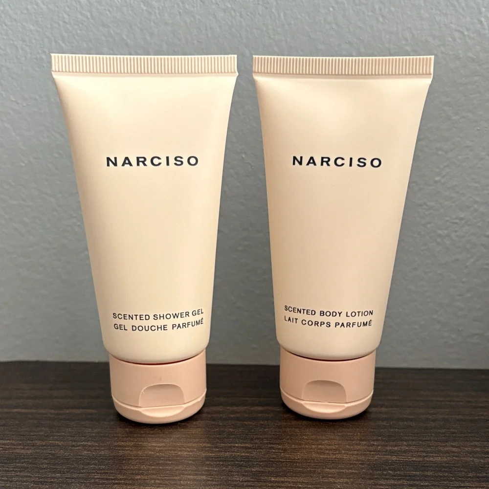Narciso Rodriguez Poudrée Body Care Set (2) Lotion + Shower Gel 🤍 - Picture 1 of 5
